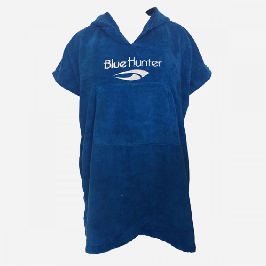 towels - poncho - swimming - BLUE HUNTER JUNIOR PONCHO SWIMMING